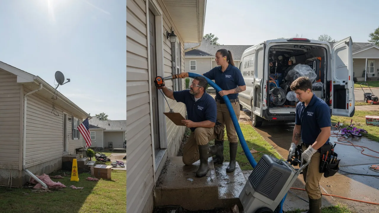 Ceiling Water Damage Restoration in Hodgen, OK near me